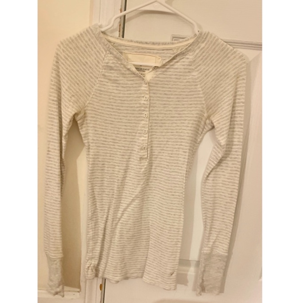 American Eagle striped long sleeve